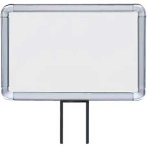 Lavi Industries , Horizontal Fixed Sign Frame, , 7" x 11", Unslotted, Chrome 50-1130F7H/CL